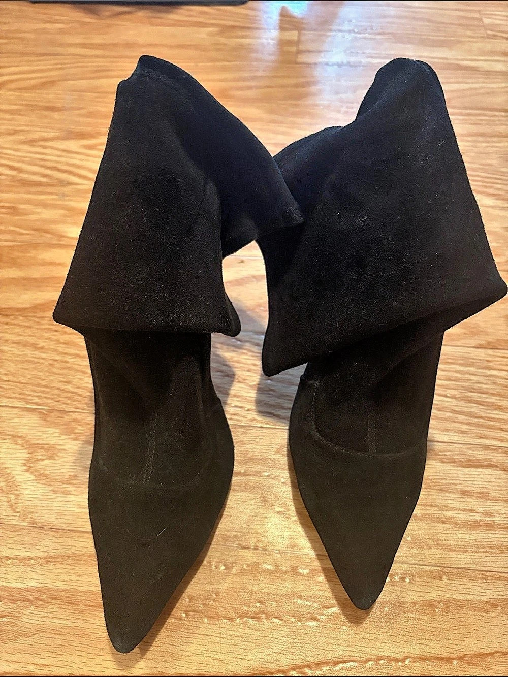 Scutz “Mislane” Pointed Toe Sock Booties